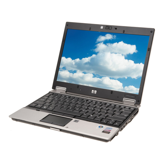 HP 2530p - EliteBook - Core 2 Duo 2.13 GHz Benutzerhandbuch