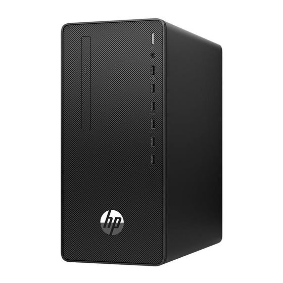 HP 285 G6 Microtower PC ENERGY STAR Ürün Kullanım Ömrü Sonu Sökme Talimatları