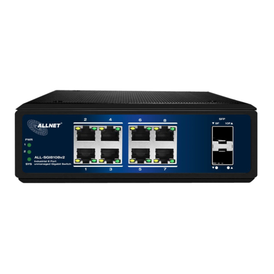 Allnet ALL-SGI8108v2 Manuel de l'utilisateur