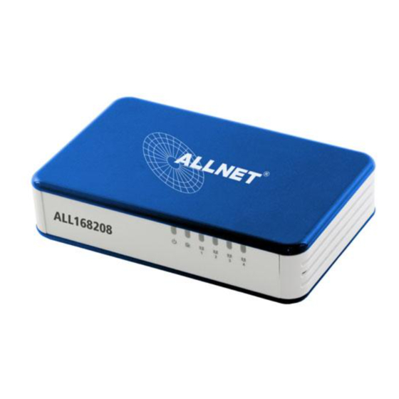 Allnet ALL168208 Manuel d'installation rapide