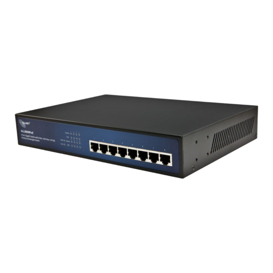 Allnet ALL8808POE Manual