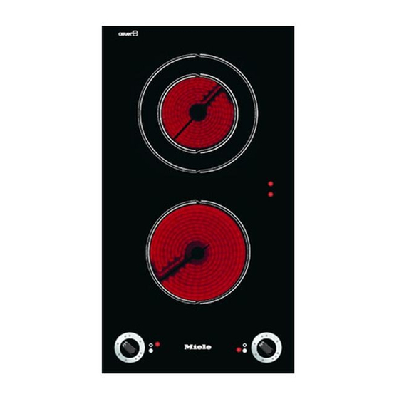 Miele KM 412 Manual de instrucciones