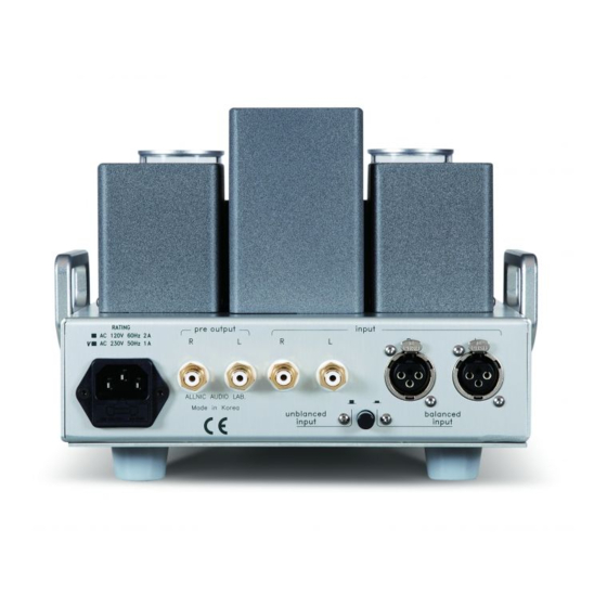 ALLNIC AUDIO HPA-3000GT Gebruikershandleiding