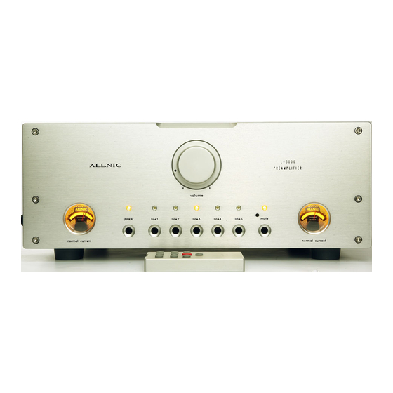 ALLNIC AUDIO L-3000 オーナーズマニュアル