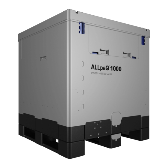 ALLpaQ Packaging Group Genesis 1000 Panduan Pengguna Operator