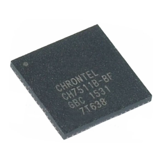 Chrontel CH7511B Podręcznik projektowania