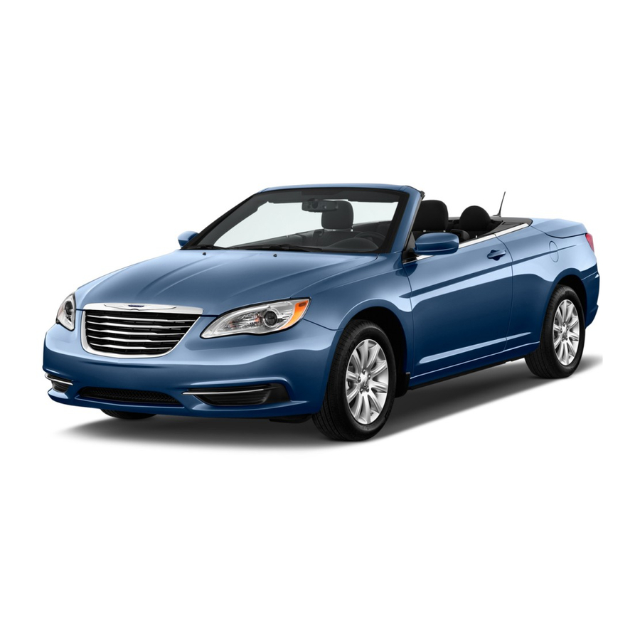 Chrysler 200 CONVERTIBLE 2011 Specificaties