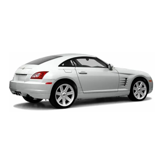 Chrysler 2004 Crossfire 매뉴얼