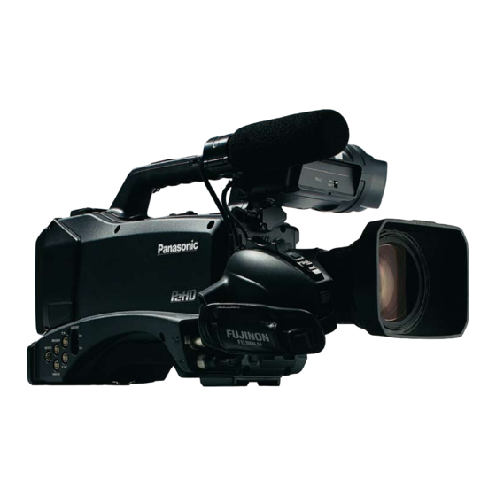 Panasonic AG-HPX370 Brochure & Specs