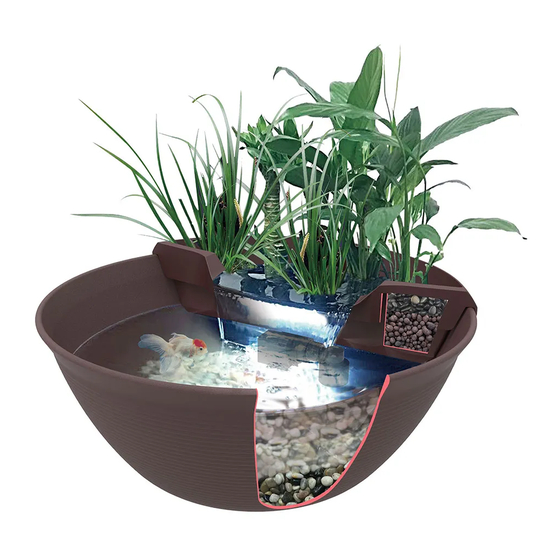 AquaScape Aquagarden Mini Pond Kit 使い方とメンテナンス