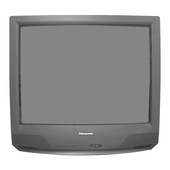 Panasonic CT-2721HDB インストーラーズマニュアル