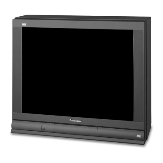 Panasonic CT-32SX31CE Manuale di servizio