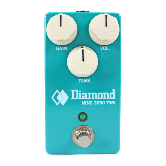 Diamond Guitar Pedals 902 ユーザーマニュアル