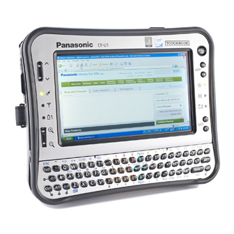 Panasonic CF-U1 series Handleiding aanvullende instructies