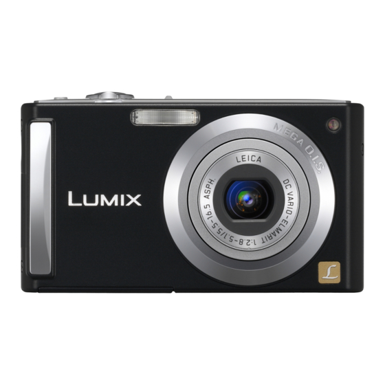 Panasonic DMC-FS5A - Lumix Digital Camera (Inglese) Istruzioni per l'uso di base