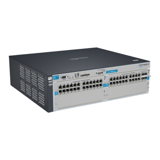 HP ProCurve 4202vl-72 Краткое справочное руководство