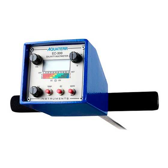 AQUATERR INSTRUMENTS T-300 Panduan Pengguna