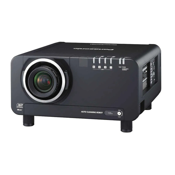 Panasonic DLP PT-D12000E Folleto y especificaciones