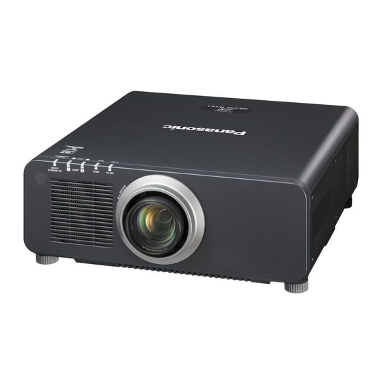 Panasonic PT-DW830K Файл спецификации