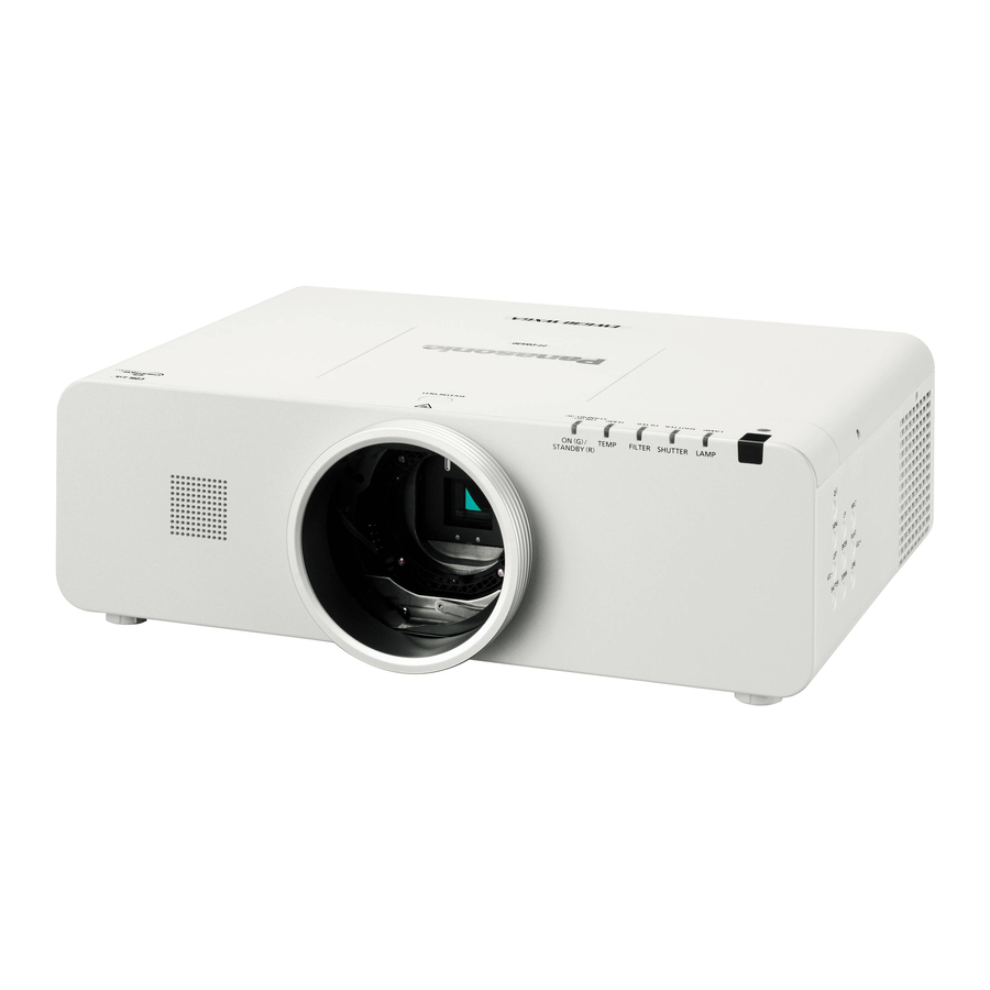 Panasonic PT-EW630 Maattekening