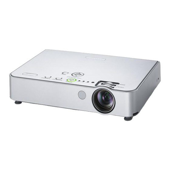 Panasonic PT-LB50NT Ficheiro de especificações