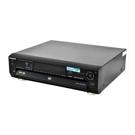 Panasonic DVD-CP72 Series Skrócona instrukcja obsługi