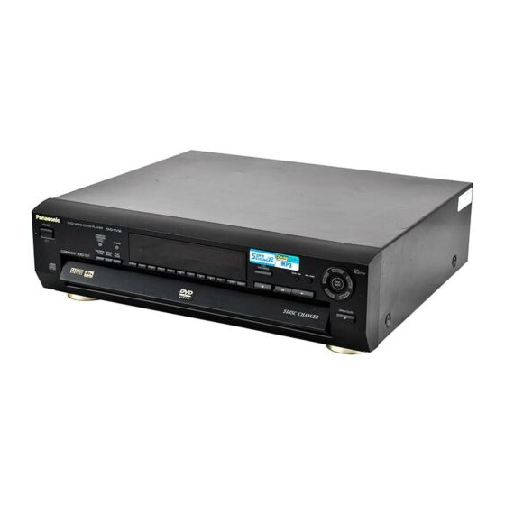 Panasonic DVDCP72 - DIG. VIDEO DISC PLAY Instrukcja obsługi