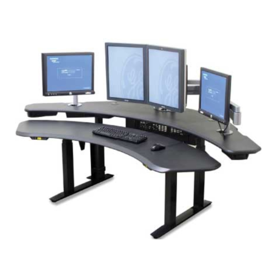 Biomorph ProPlus electric bi-level desk Manuel rapide