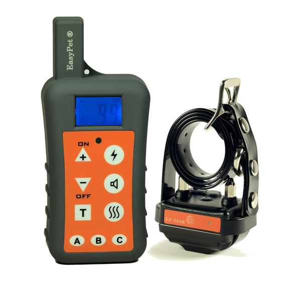 EasyPet EP-380R Manuel de l'utilisateur