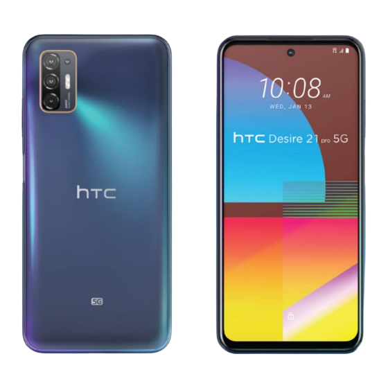 HTC Desire 21 pro 5G 빠른 시작 매뉴얼