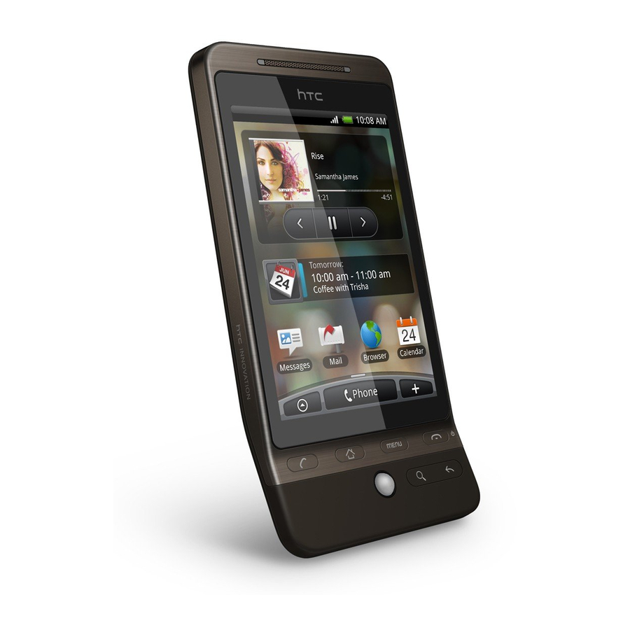 HTC Hero - Smartphone - WCDMA New Features Manual