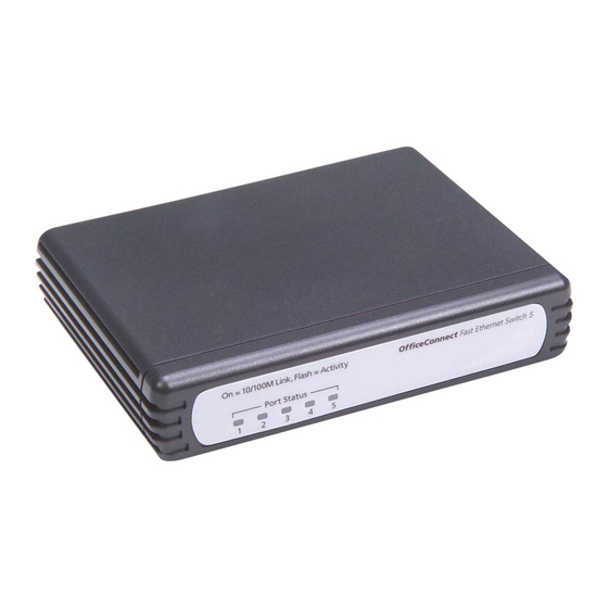 3Com 3C16791C - OfficeConnect Fast Ethernet Switch 8 ユーザーマニュアル