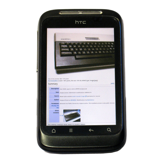 HTC HTC Wildfire S Schnellstart-Handbuch