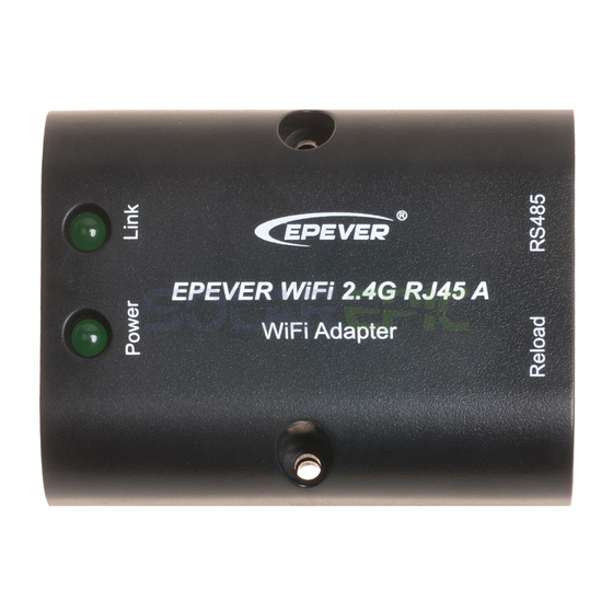 Epever WiFi 2.4G DB9 B Skrócona instrukcja obsługi