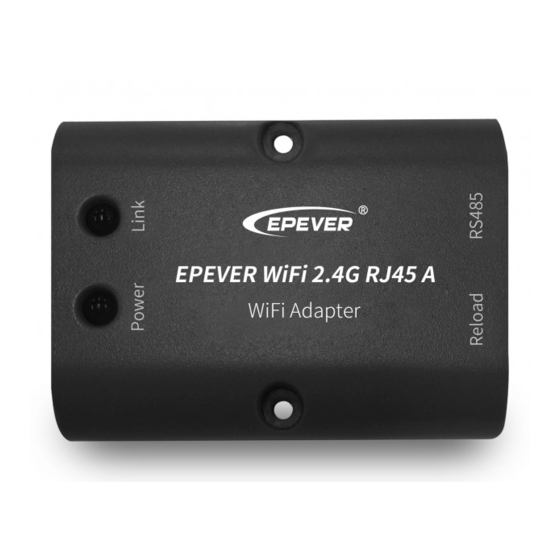 Epever WiFi 2.4G RJ45 A Snelstarthandleiding