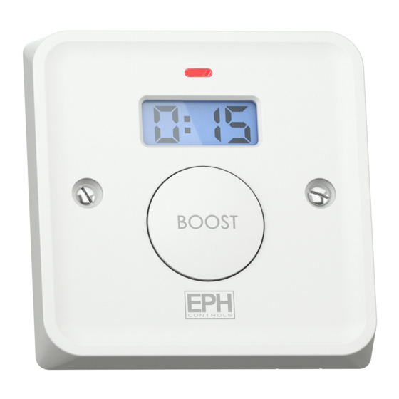 EPH Controls Boost Timer PRO Instrukcja instalacji i obsługi