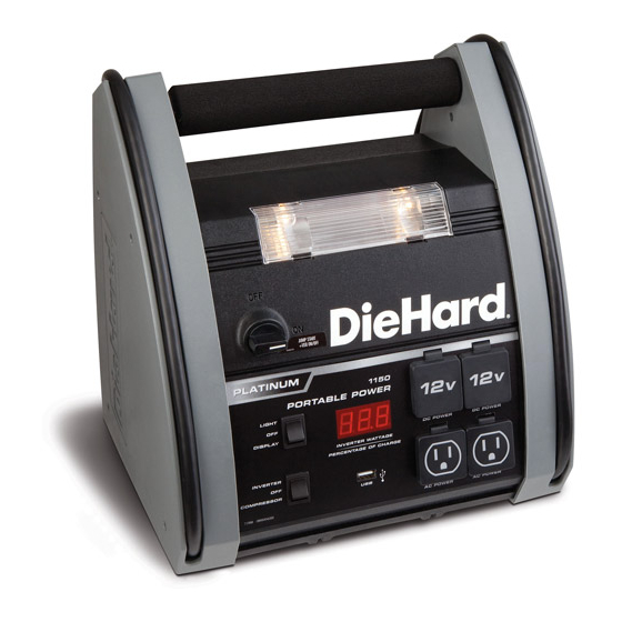 DieHard Portable Power 1150 28.71988 Operatör El Kitabı