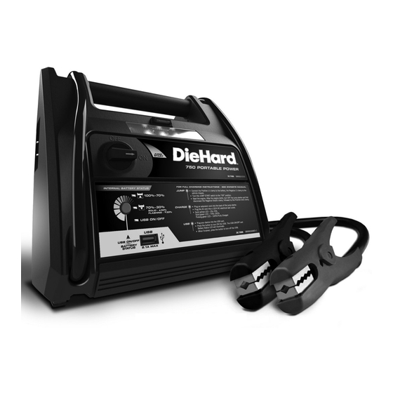 DieHard Portable Power 750 Benutzerhandbuch