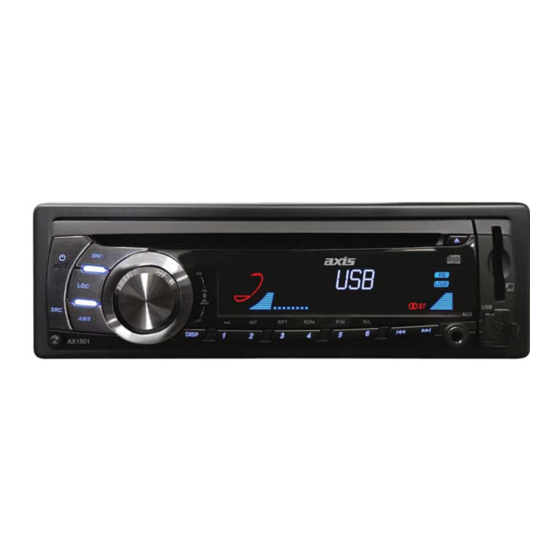 Axis Car Audio AX1501 Інструкція з експлуатації