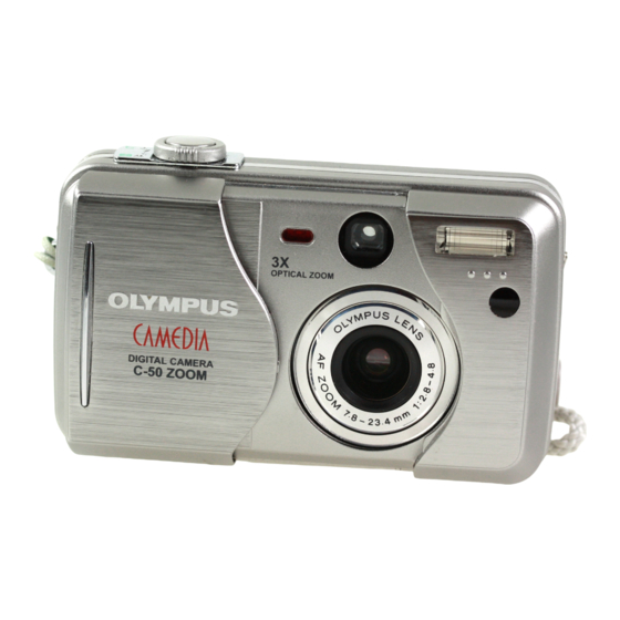 Olympus C-50 - Camedia 5MP Digital Camera Software-installatiehandleiding