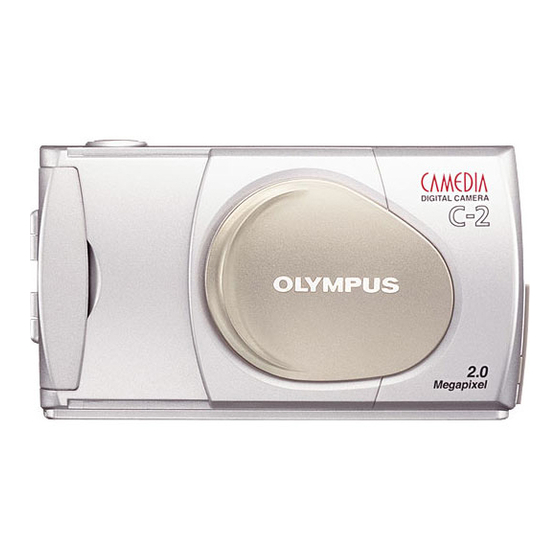 Olympus CAMEDIA C-2 ZOOM Hızlı Başlangıç Kılavuzu