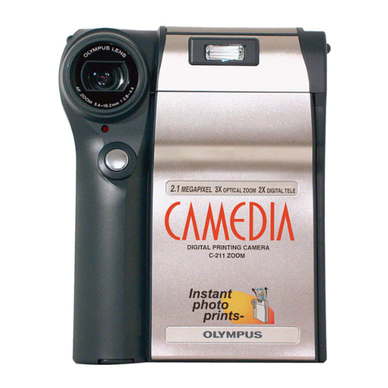 Olympus CAMEDIA C-211 Zoom Посібник із швидкого старту