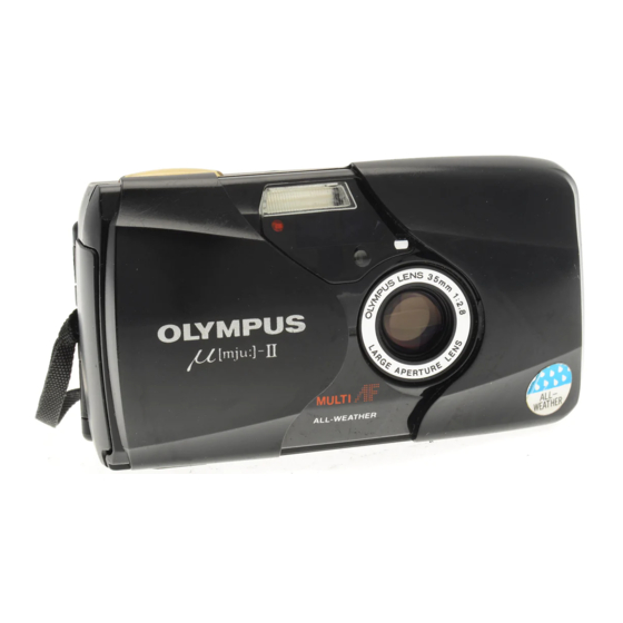 Olympus Epic - Stylus - Camera Manuel de l'utilisateur