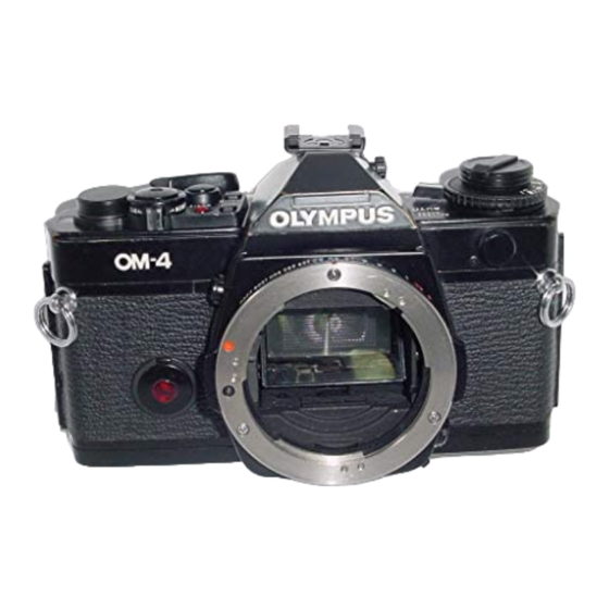 Olympus OM-4 Handbuch zur Fehlersuche