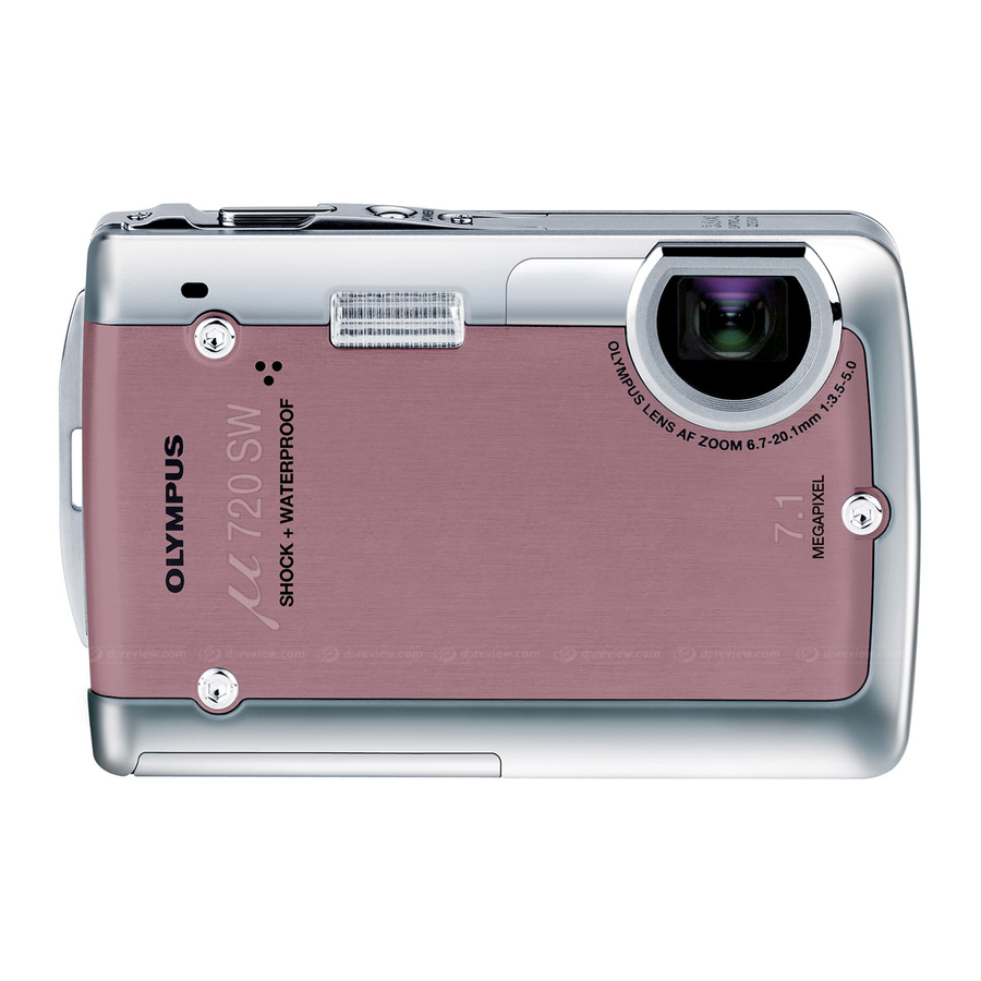 Olympus Stylus 720 SW Краткое руководство по эксплуатации