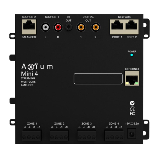 Axium Mini4 Manual de instrucciones