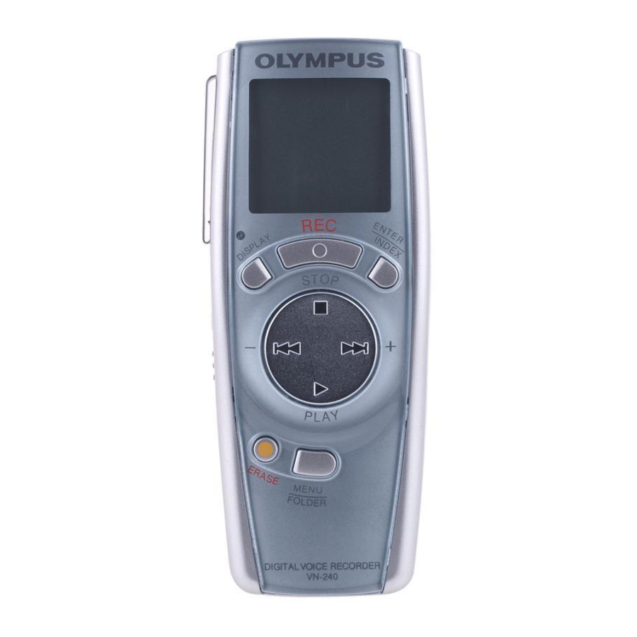 Olympus Digital Wave Player VN-120PC Instrucciones