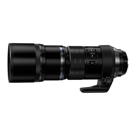 Olympus M.ZUIKO DIGITAL ED 300mm f4.0 IS PRO Інструкція з експлуатації