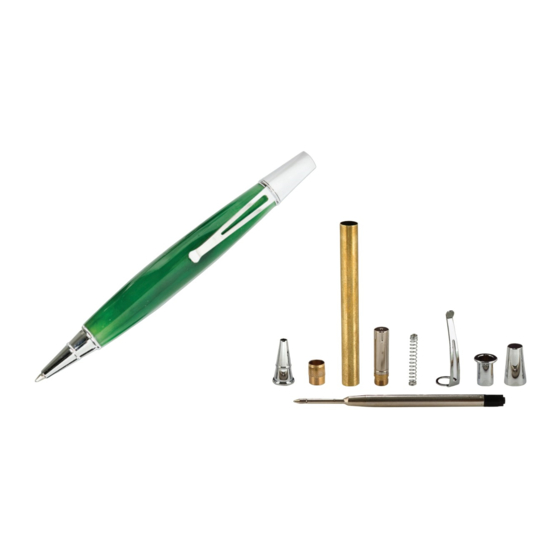 Axminster Woodturning Stylish Twist Pen Kit Manual