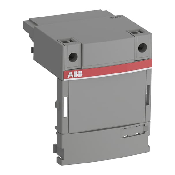 ABB ZAF190 Series Manual de instrucciones